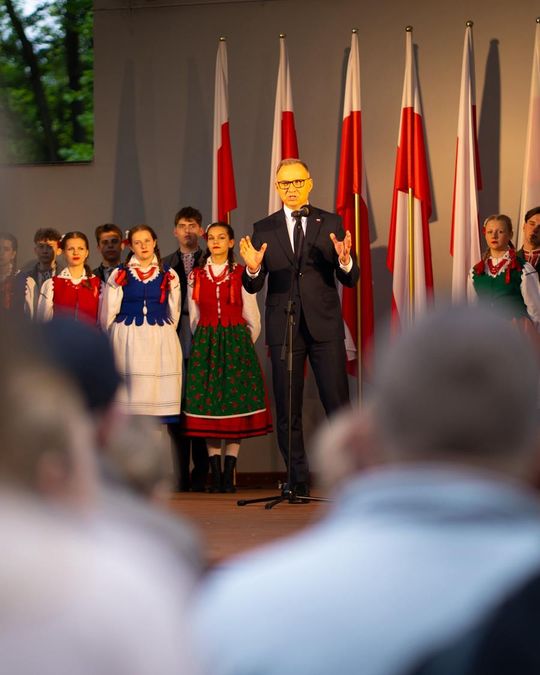 Andrzej Duda w Tomaszowie Lubelskim - zdjęcia