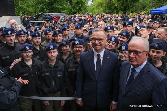Prezydent RP Andrzej Duda w Tomaszowie Lubelskim