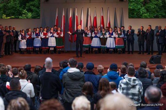 Prezydent RP Andrzej Duda w Tomaszowie Lubelskim