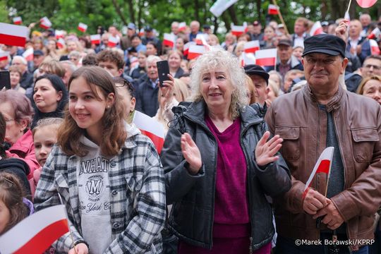 Prezydent RP Andrzej Duda w Tomaszowie Lubelskim