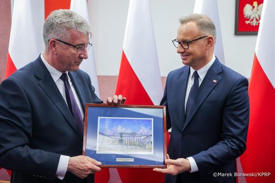 Prezydent RP Andrzej Duda w Tomaszowie Lubelskim