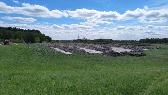 Lokalizacja stanowiska archeologicznego Tarnawatka - Tartak 8 w dolinie rz. Wieprz. Fot. A. Stachyra
