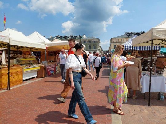 Drugi dzień Jarmarku Hetmańskiego w Zamościu