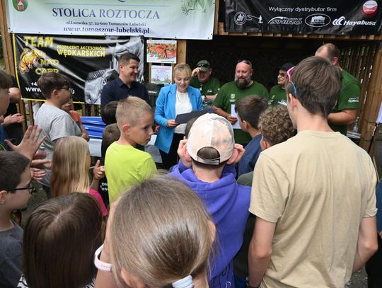 Zawody wędkarskie dla dzieci i młodzieży w Rogóźnie