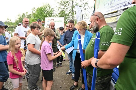 Zawody wędkarskie dla dzieci i młodzieży w Rogóźnie