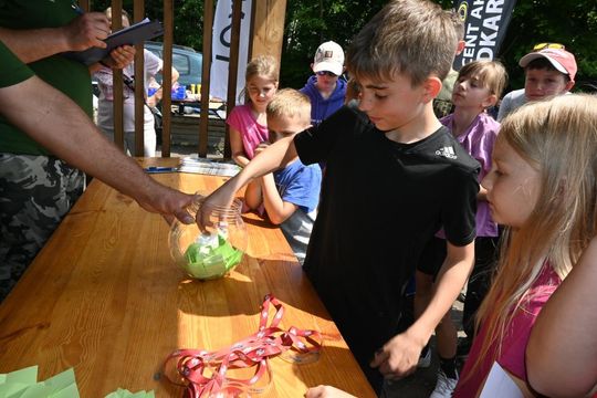 Zawody wędkarskie dla dzieci i młodzieży w Rogóźnie