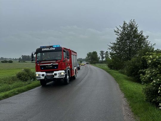 Lubelskie: Wypadek w ulewnym deszczu. Nauczycielka nie przeżyła [ZDJĘCIA]