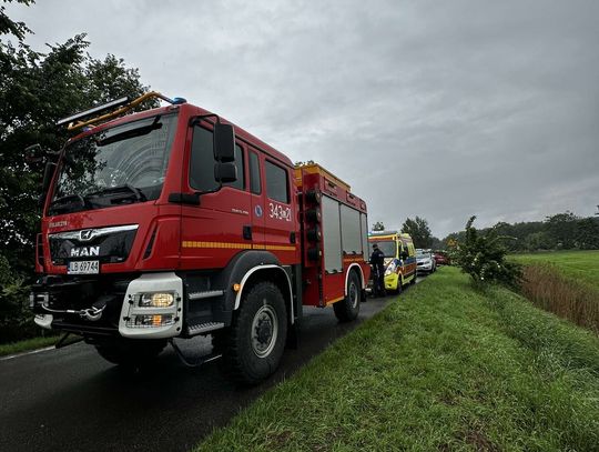 Lubelskie: Wypadek w ulewnym deszczu. Nauczycielka nie przeżyła [ZDJĘCIA]