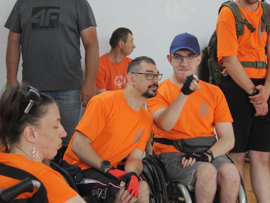 Drużyna sportowa z PSONI na Olimpiadzie CP