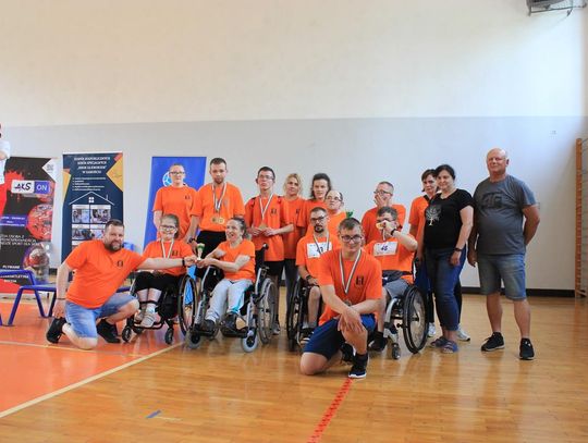 Drużyna sportowa z PSONI na Olimpiadzie CP