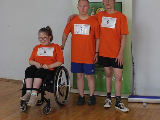 Drużyna sportowa z PSONI na Olimpiadzie CP