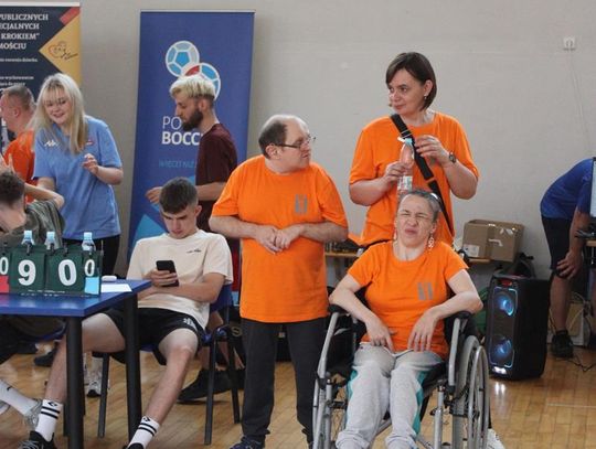 Drużyna sportowa z PSONI na Olimpiadzie CP