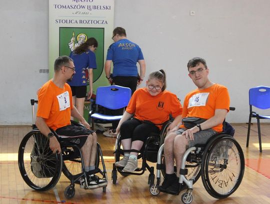 Drużyna sportowa z PSONI na Olimpiadzie CP