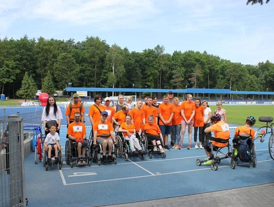 Drużyna sportowa z PSONI na Olimpiadzie CP