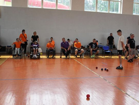 Drużyna sportowa z PSONI na Olimpiadzie CP