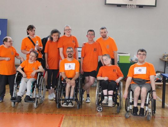 Drużyna sportowa z PSONI na Olimpiadzie CP