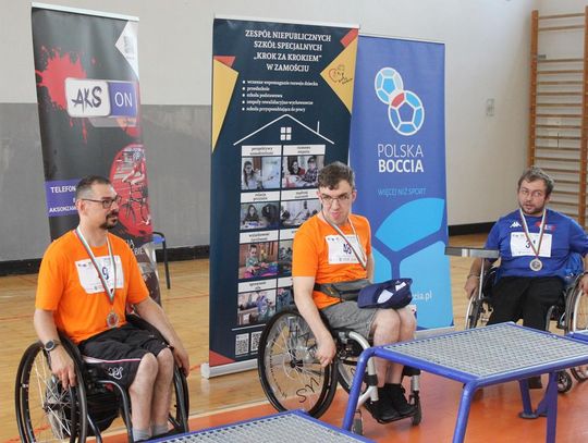 Drużyna sportowa z PSONI na Olimpiadzie CP