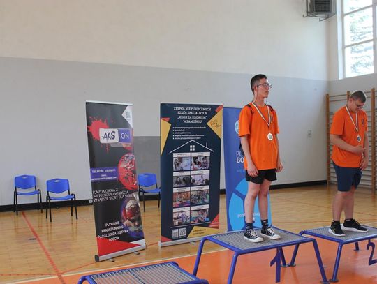 Drużyna sportowa z PSONI na Olimpiadzie CP