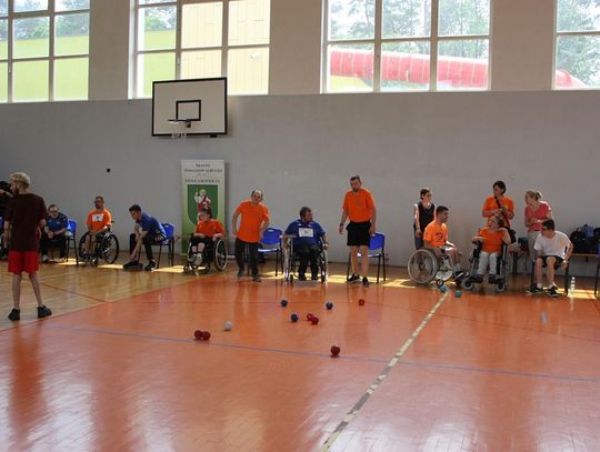 Drużyna sportowa z PSONI na Olimpiadzie CP