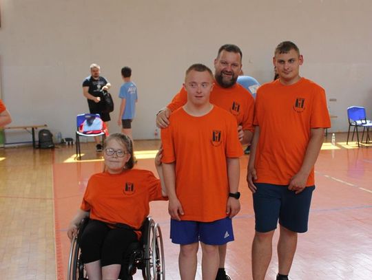 Drużyna sportowa z PSONI na Olimpiadzie CP