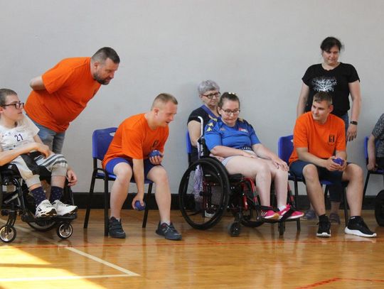 Drużyna sportowa z PSONI na Olimpiadzie CP