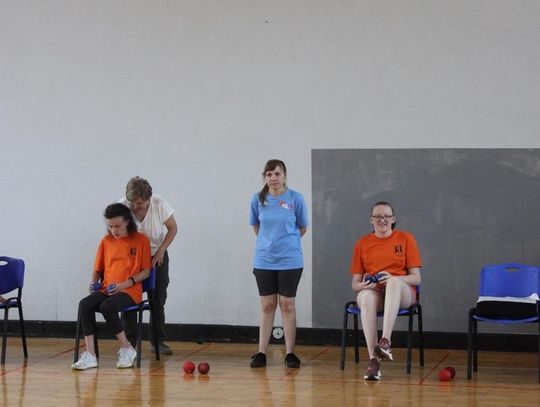 Drużyna sportowa z PSONI na Olimpiadzie CP