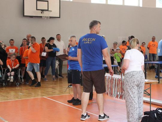 Drużyna sportowa z PSONI na Olimpiadzie CP