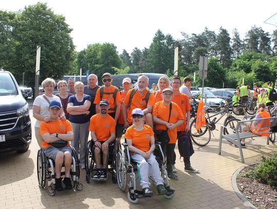 Drużyna sportowa z PSONI na Olimpiadzie CP