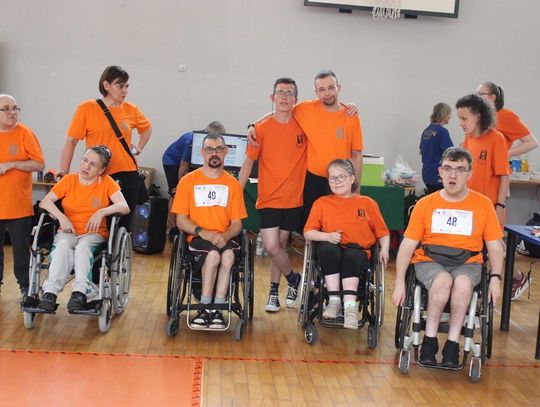 Drużyna sportowa z PSONI na Olimpiadzie CP