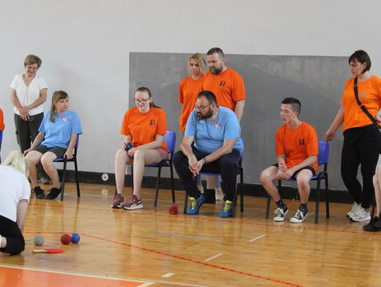 Drużyna sportowa z PSONI na Olimpiadzie CP