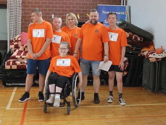 Drużyna sportowa z PSONI na Olimpiadzie CP