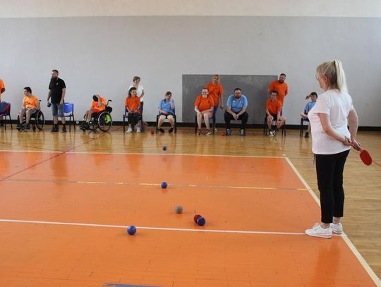 Drużyna sportowa z PSONI na Olimpiadzie CP