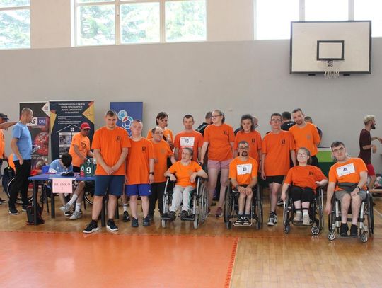 Drużyna sportowa z PSONI na Olimpiadzie CP