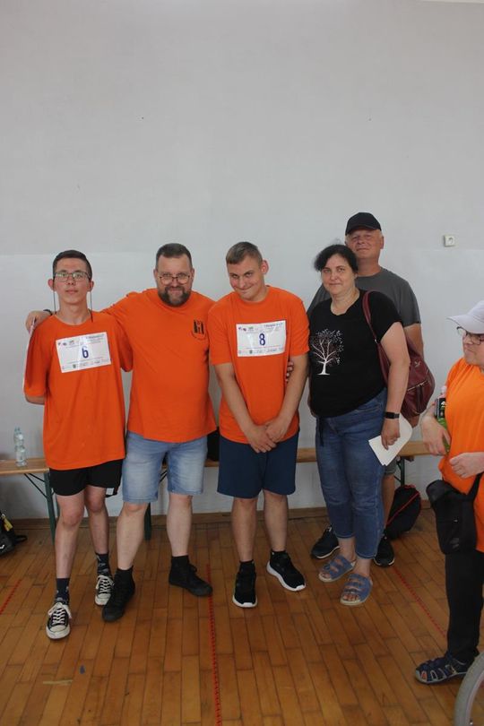 Drużyna sportowa z PSONI na Olimpiadzie CP