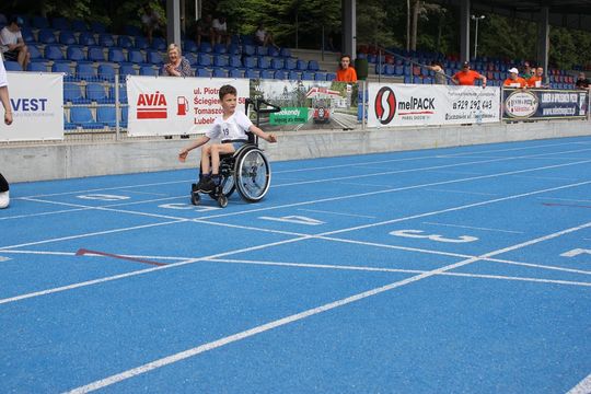 Drużyna sportowa z PSONI na Olimpiadzie CP