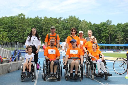 Drużyna sportowa z PSONI na Olimpiadzie CP