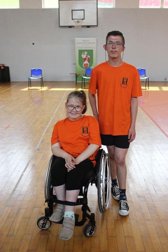 Drużyna sportowa z PSONI na Olimpiadzie CP