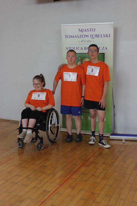 Drużyna sportowa z PSONI na Olimpiadzie CP