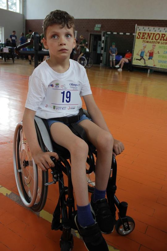 Drużyna sportowa z PSONI na Olimpiadzie CP