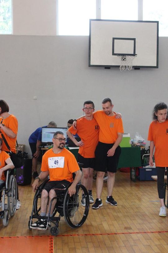 Drużyna sportowa z PSONI na Olimpiadzie CP