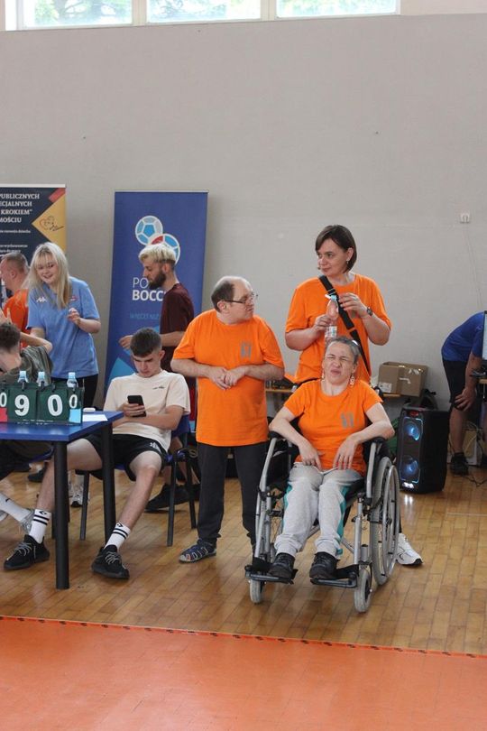 Drużyna sportowa z PSONI na Olimpiadzie CP