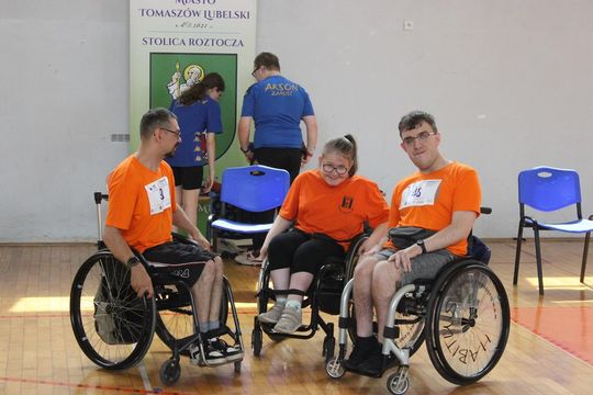 Drużyna sportowa z PSONI na Olimpiadzie CP