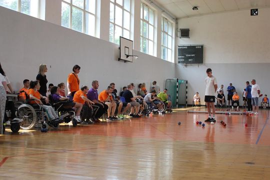 Drużyna sportowa z PSONI na Olimpiadzie CP