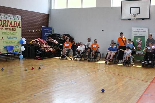 Drużyna sportowa z PSONI na Olimpiadzie CP