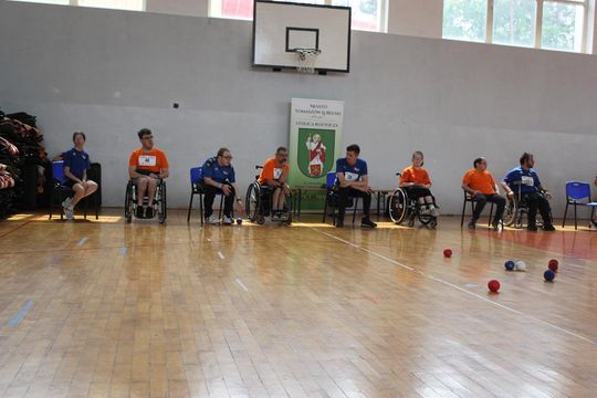 Drużyna sportowa z PSONI na Olimpiadzie CP