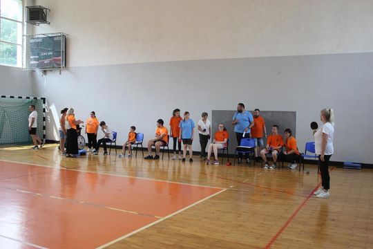 Drużyna sportowa z PSONI na Olimpiadzie CP