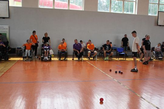 Drużyna sportowa z PSONI na Olimpiadzie CP