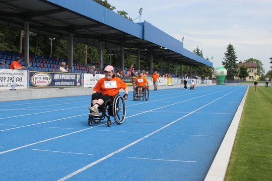 Drużyna sportowa z PSONI na Olimpiadzie CP