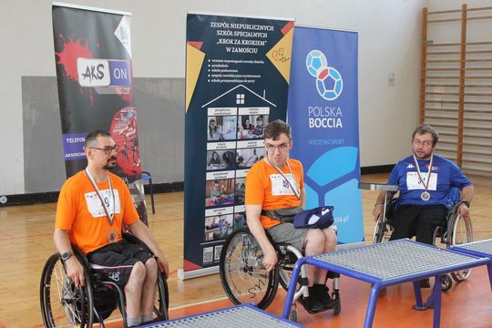 Drużyna sportowa z PSONI na Olimpiadzie CP