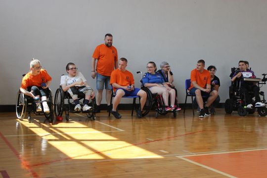 Drużyna sportowa z PSONI na Olimpiadzie CP